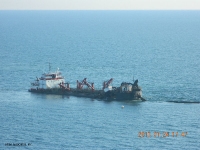 January 24, 2013 - Dredge Bayport off Romar Vista Place