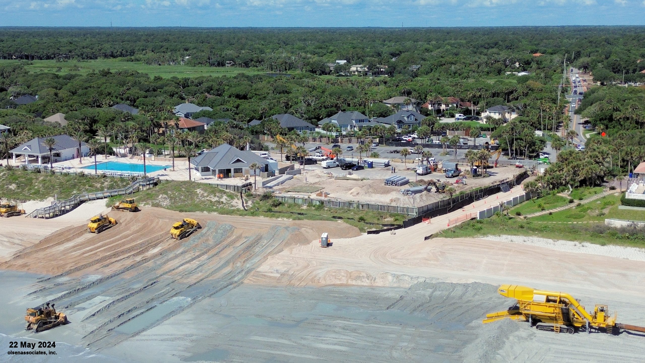 Dune Creation at Micklers – Ponte Vedra Beach May 22, 2024